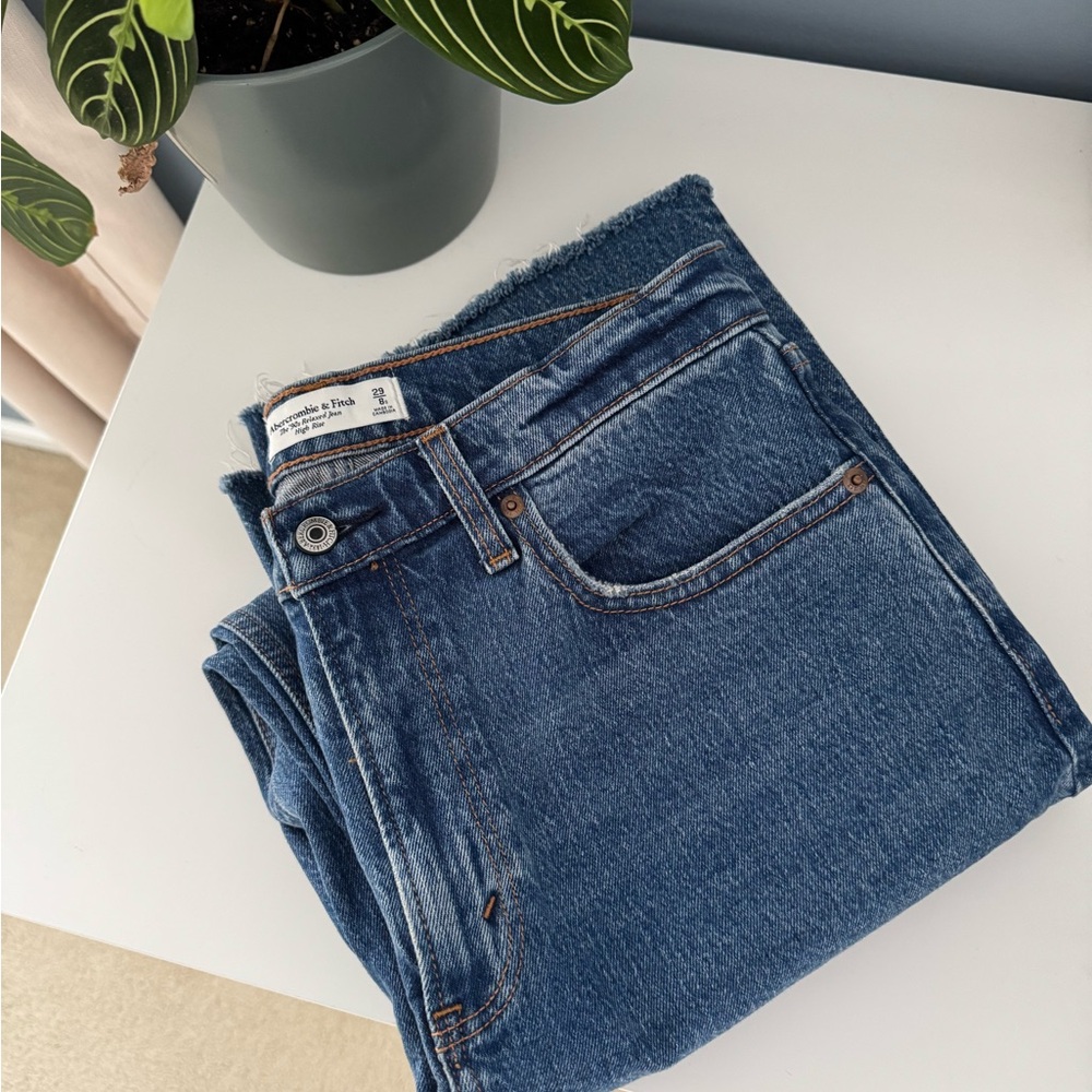 Abercrombie & Fitch Blue High Rise Jeans